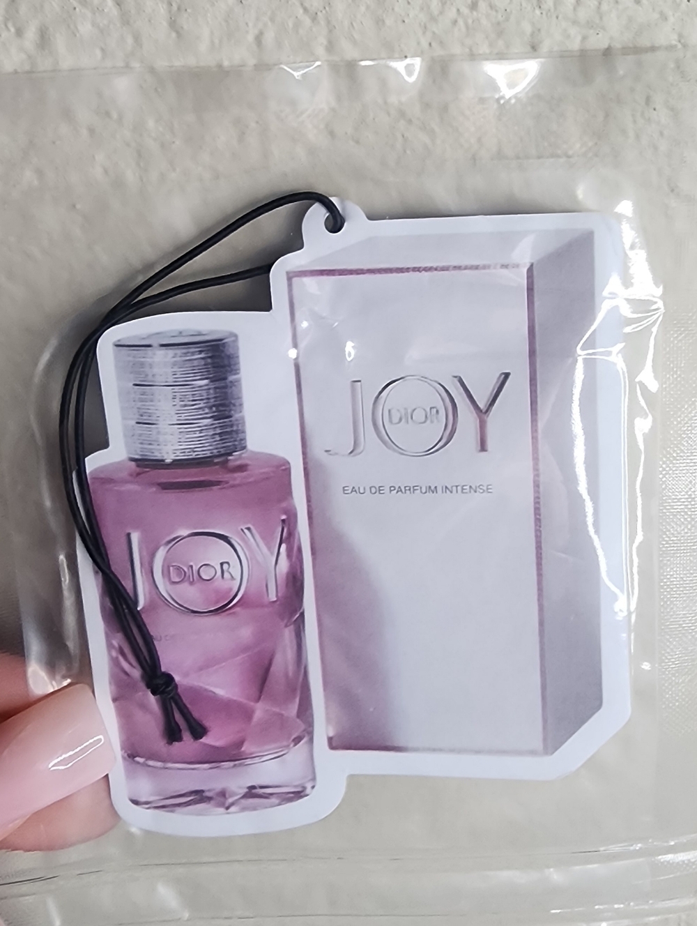 NWT Dior JOY bottle hanging air freshener